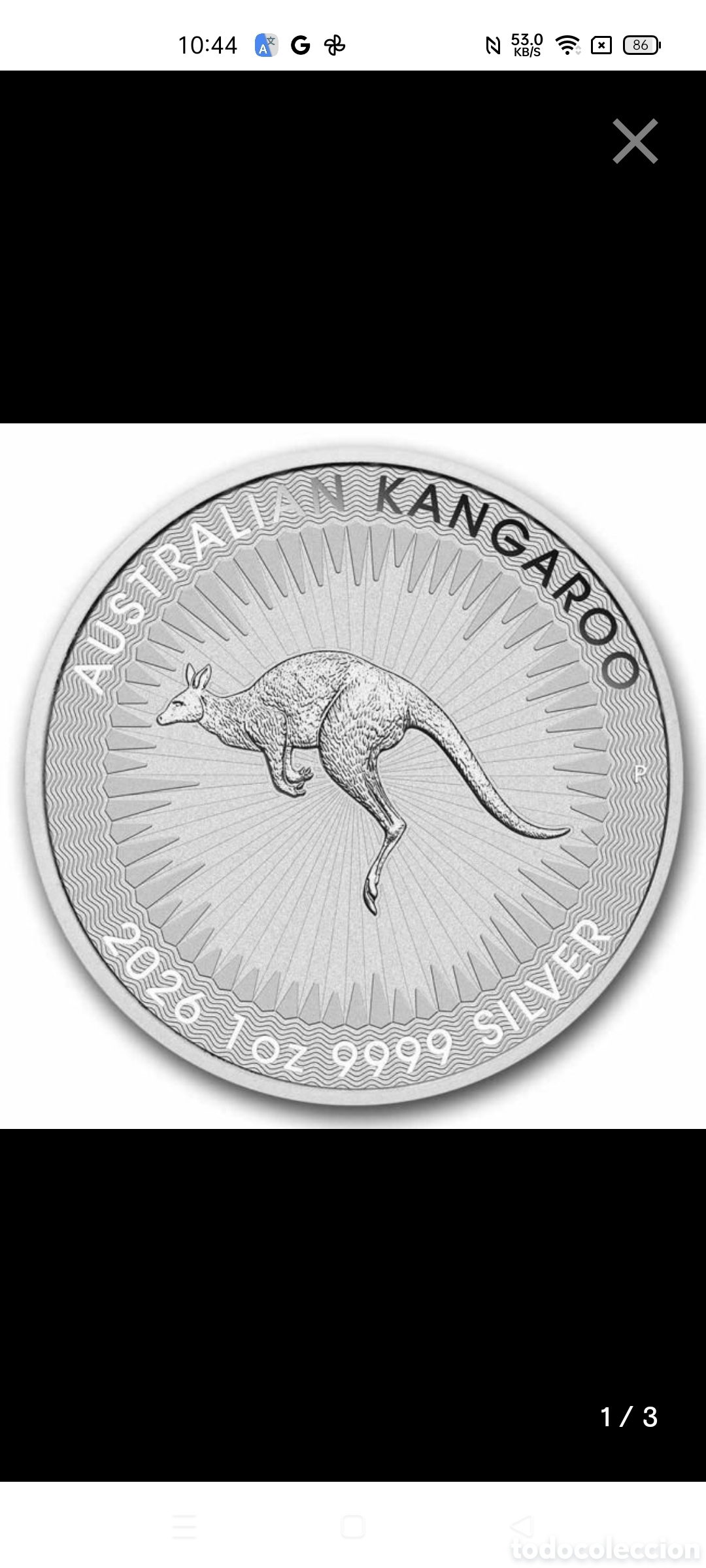 Monedas antiguas de Ocean&iacute;a: Moneda Canguro Australia. 1Oz. A&ntilde;o 2026.