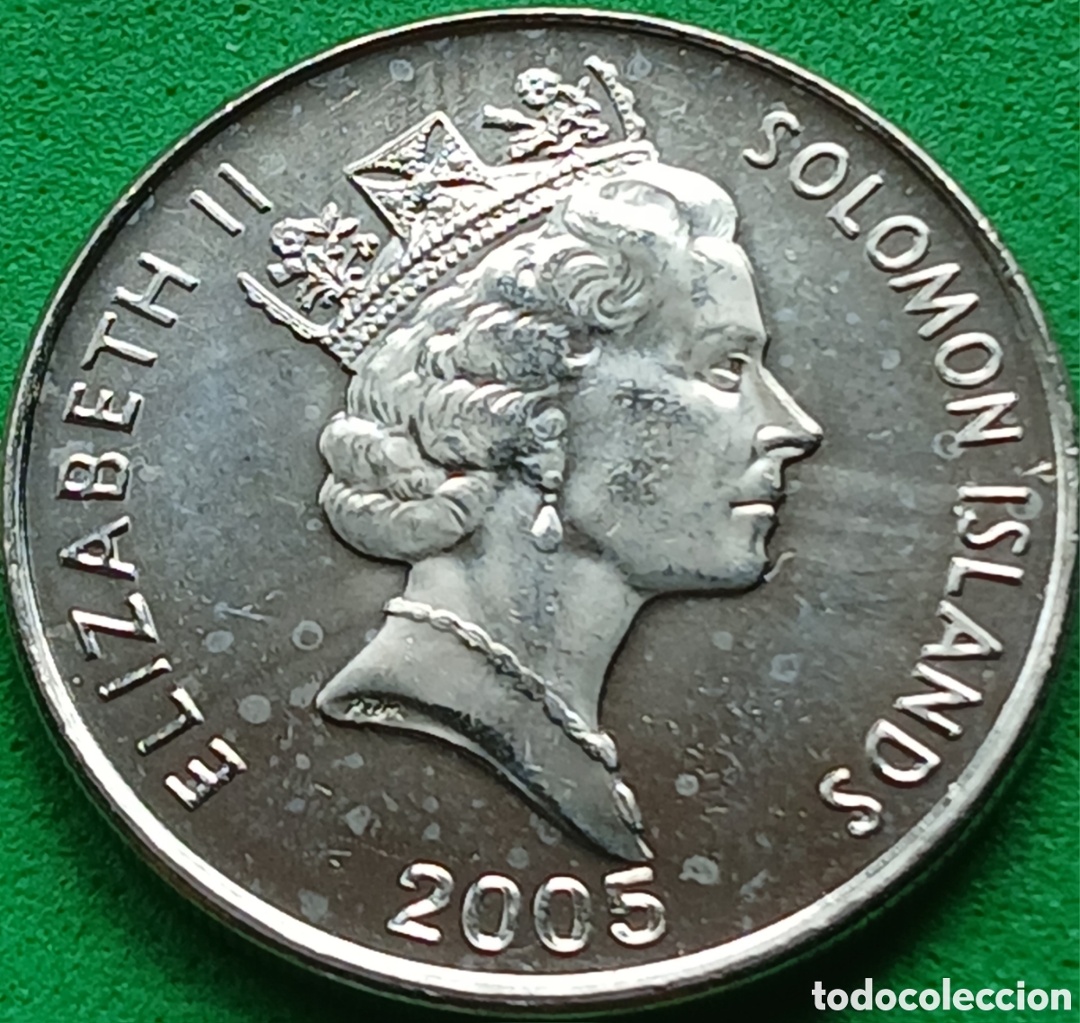 Monedas antiguas de Ocean&iacute;a: Islas Salom&oacute;n 10 cents 2005 km#27a