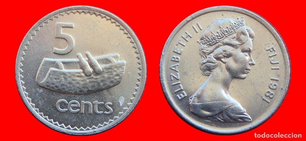 Alte M&uuml;nzen aus Ozeanien: 5 CENTAVOS 1981 ISLAS FIJI FIYI-144209