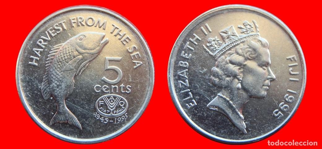 Monedas antiguas de Ocean&iacute;a: 5 CENTAVOS 1995 ISLAS FIJI FIYI-144213