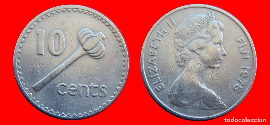 Old Coins of Oceania: 10 CENTAVOS 1975 ISLAS FIJI FIYI-144218