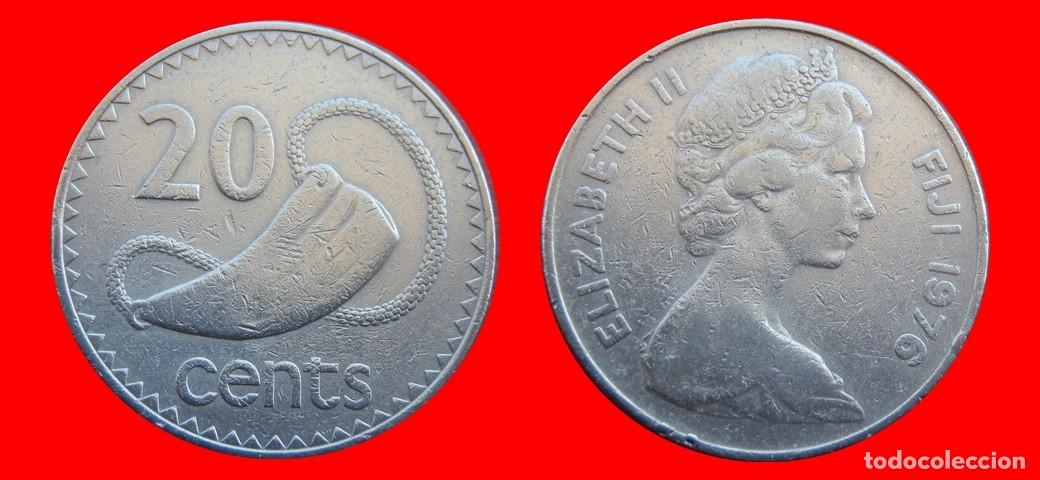 Old Coins of Oceania: 20 CENTAVOS 1976 ISLAS FIJI FIYI-144228