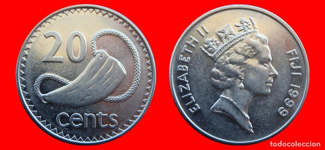 Monedas antiguas de Ocean&iacute;a: 20 CENTAVOS 1999 ISLAS FIJI FIYI-144237