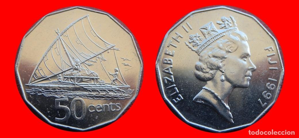 Monedas antiguas de Ocean&iacute;a: 50 CENTAVOS 1997 ISLAS FIJI FIYI-144246