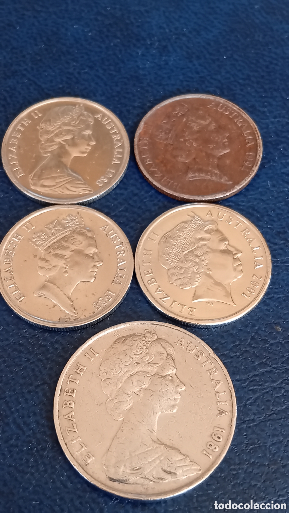 Monedas antiguas de Ocean&iacute;a: CONJUNTO DE 12 MONEDAS AUSTRALIA - Foto 4