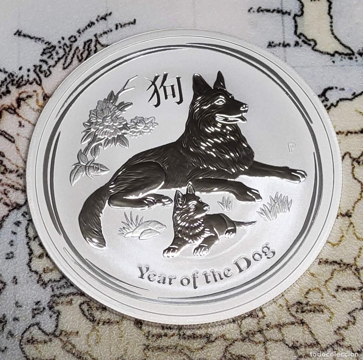 Monedas antiguas de Ocean&iacute;a: 2 D&Oacute;LARES de PLATA de AUSTRALIA del 2018.PROOF.2 ONZAS DE PLATA PURA 9999
