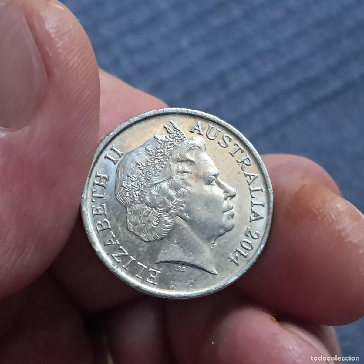 Monedas antiguas de Ocean&iacute;a: MONEDA DE AUSTRALIA 10 CENTS 2014 - Elizabeth II (4&ordm; retrato) KM# 402, F.