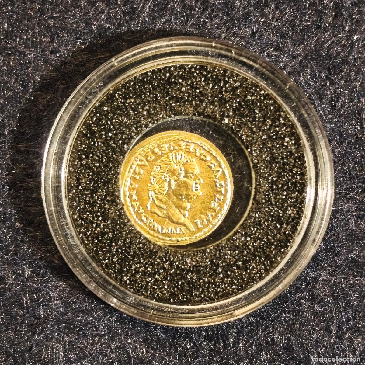 Monnaies anciennes d'Oc&eacute;anie: 1 DOLAR ORO DE LA REPUBLICA DE PALAOS DEDICADA AL EMPERADOR TITO. ORO 24 KTES- 0,999