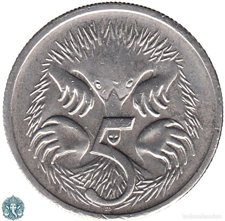 Monedas antiguas de Ocean&iacute;a: AUSTRALIA 5 Centavos 2005 KM#401
