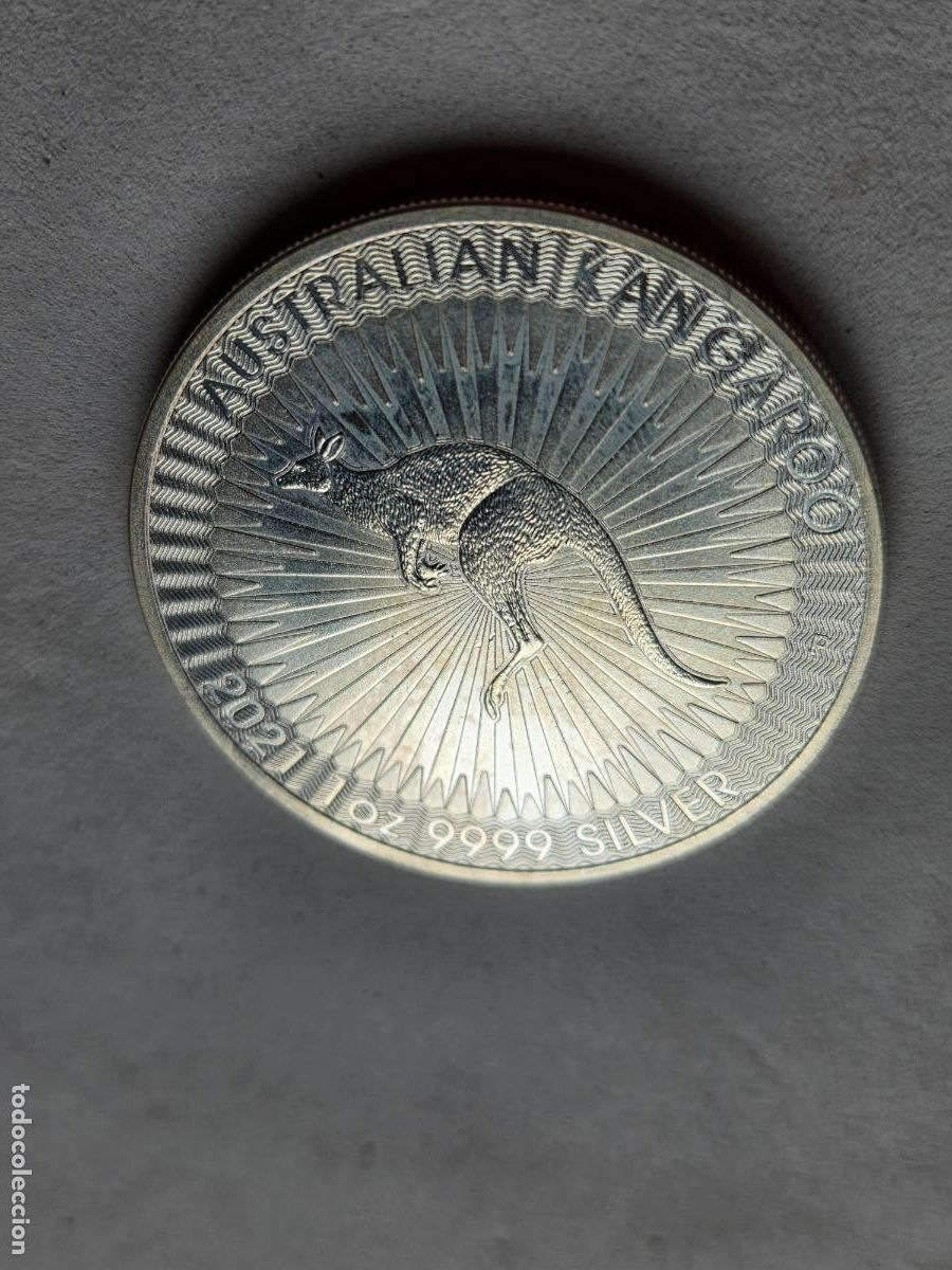Monedas antiguas de Ocean&iacute;a: PLATA PURA 1 ONZA AUSTRALIA CANGURO 2021