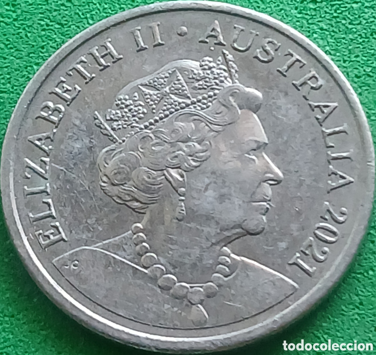 Monedas antiguas de Ocean&iacute;a: Australia 5 cents 2021 UC#1 poco com&uacute;n