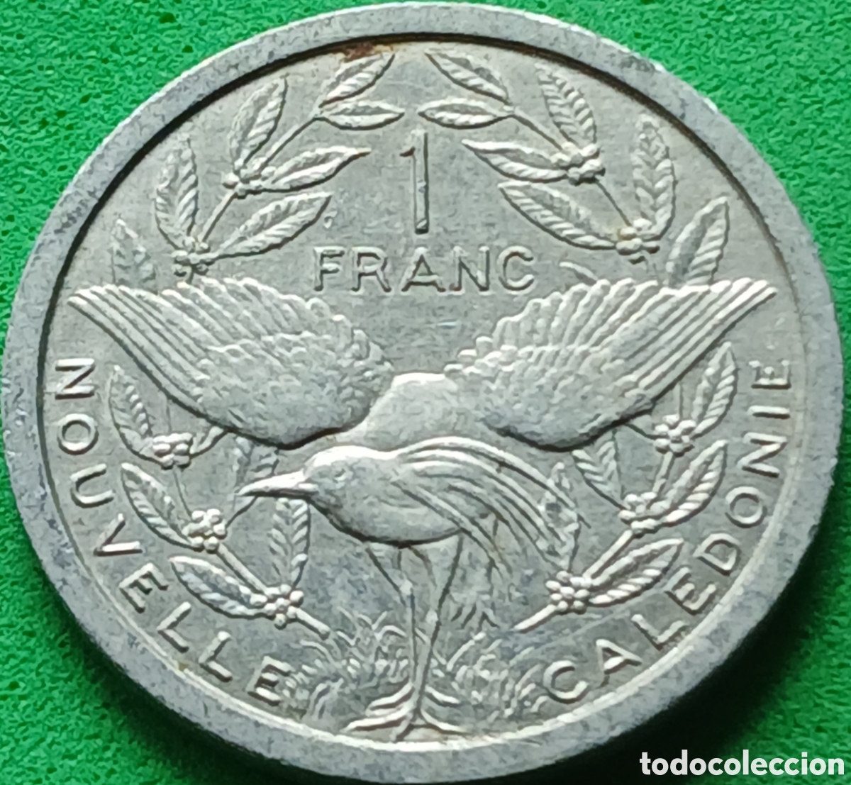 Monedas antiguas de Ocean&iacute;a: Nueva Caledonia 1 franco 1983 km#10 poco com&uacute;n
