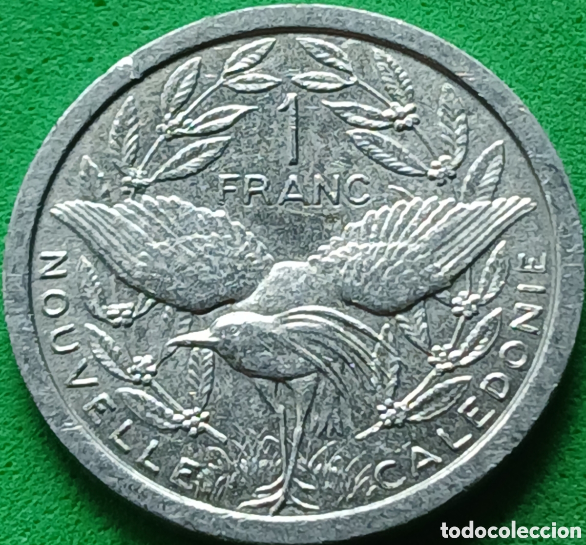 Monedas antiguas de Ocean&iacute;a: Nueva Caledonia 1 franco 2016 km#10 ESCASA!