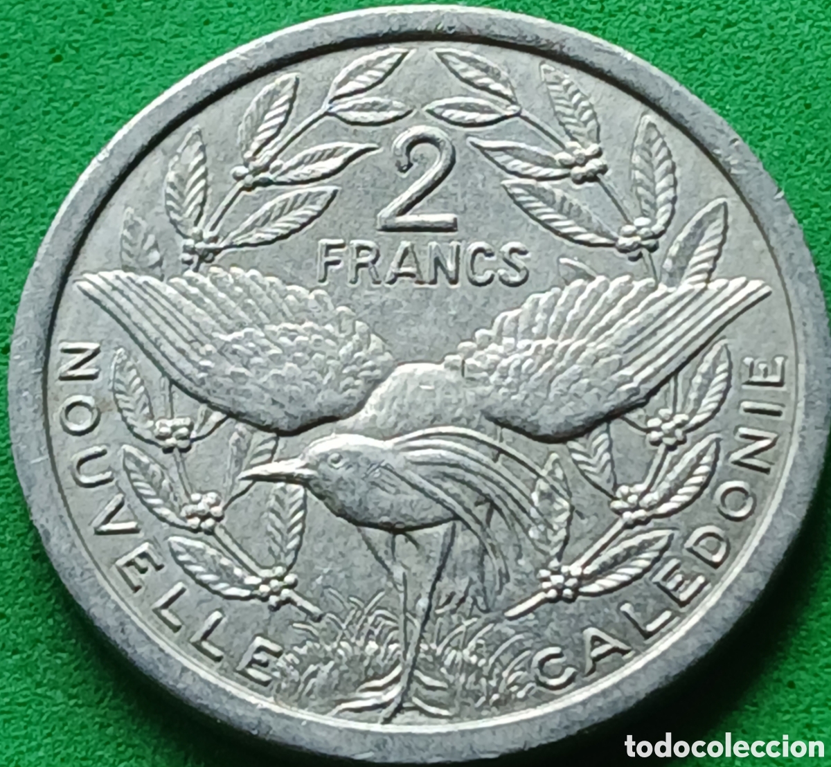 Monedas antiguas de Ocean&iacute;a: Nueva Caledonia 2 francos 2003 km#14