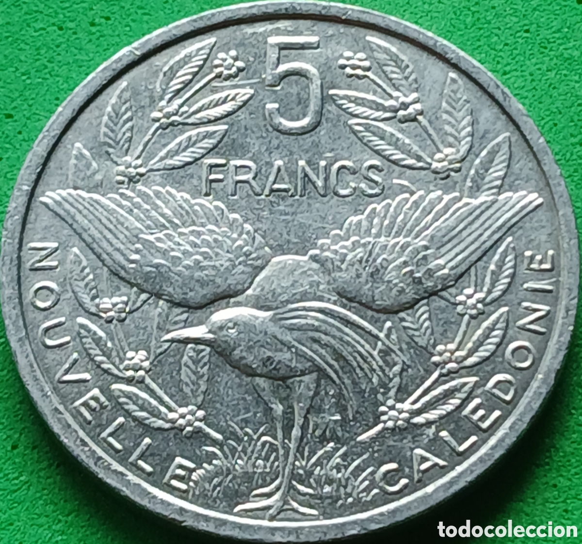 Monedas antiguas de Ocean&iacute;a: Nueva Caledonia 5 francos 2016 km#16 ESCASA!