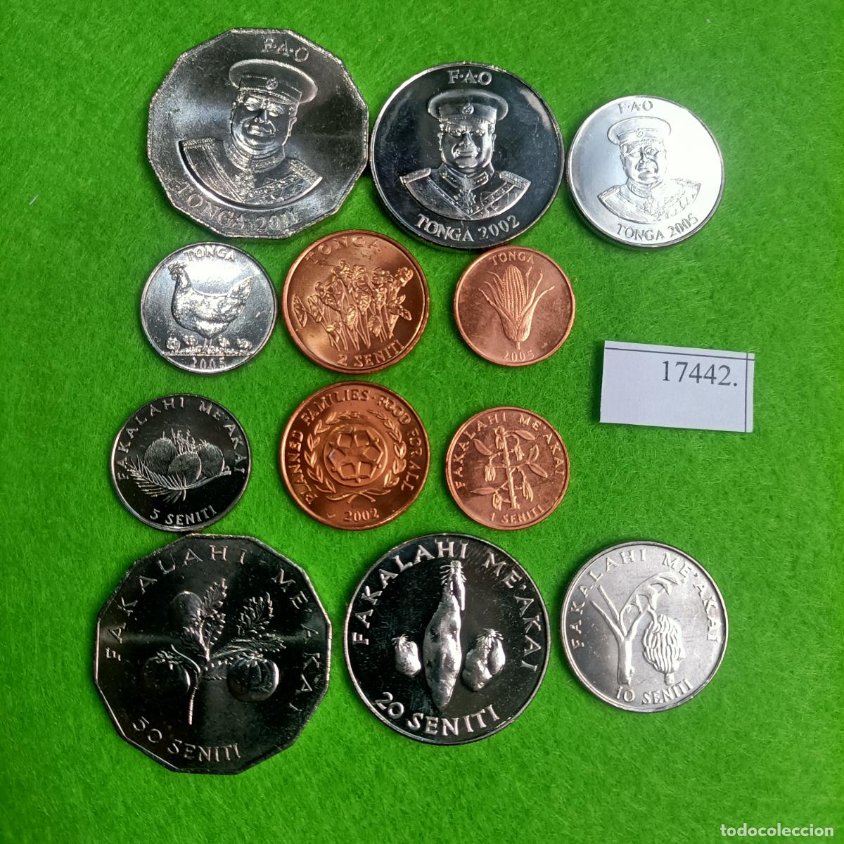 Monedas antiguas de Ocean&iacute;a: Tonga LOTE DE 6 MONEDAS , 1, 2, 5, 10, 20 Y 50 seniti, 17442 2