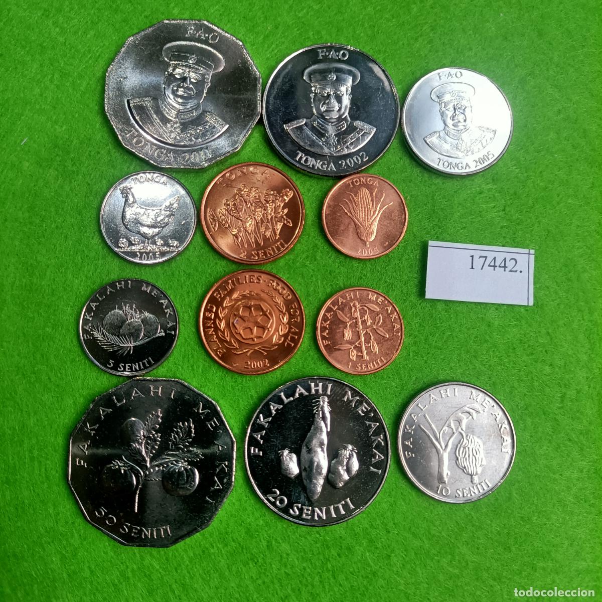 Monedas antiguas de Ocean&iacute;a: Tonga LOTE DE 6 MONEDAS , 1, 2, 5, 10, 20 Y 50 seniti, 17442 2