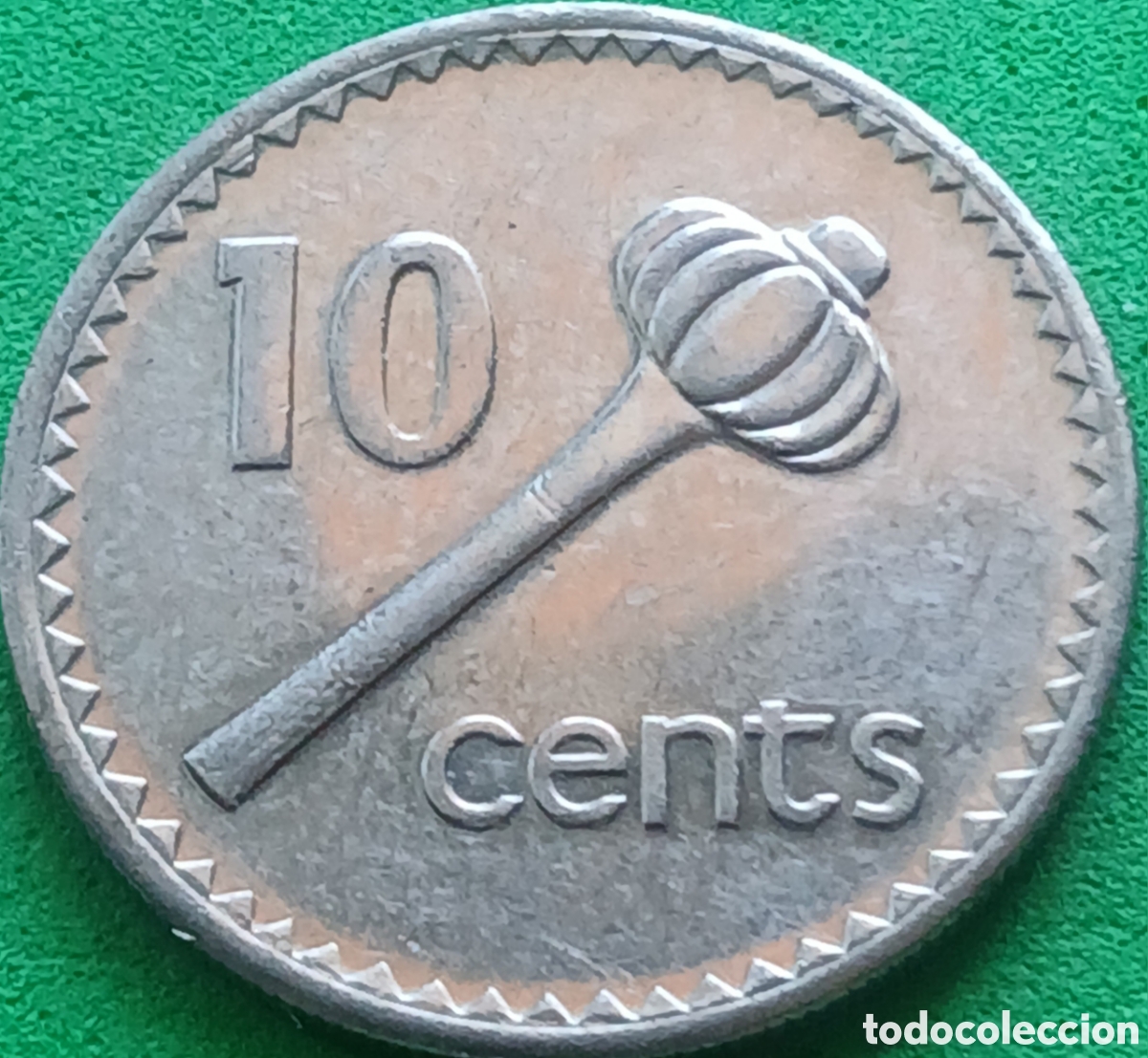 Monete antiche di Oceania: Fiji 10 cents 1992 km#52a