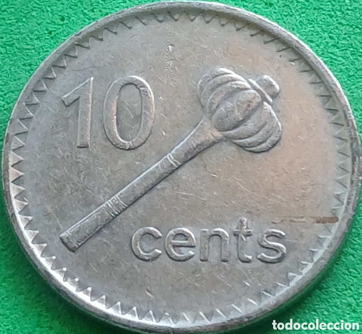 Alte M&uuml;nzen aus Ozeanien: Fiji 10 cents 2009 km#120