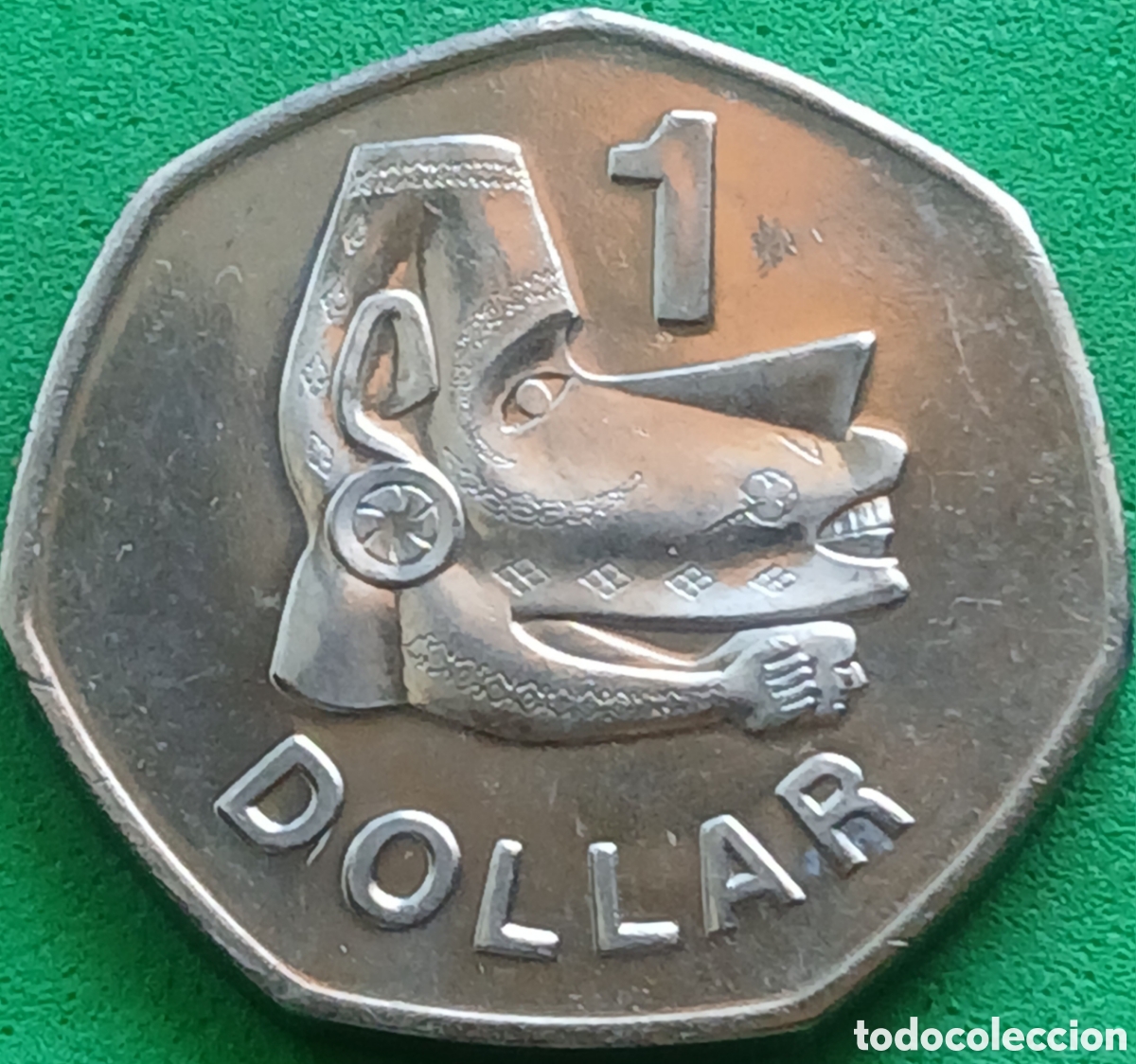 Alte M&uuml;nzen aus Ozeanien: Islas Salom&oacute;n 1 d&oacute;lar 2005 km#72
