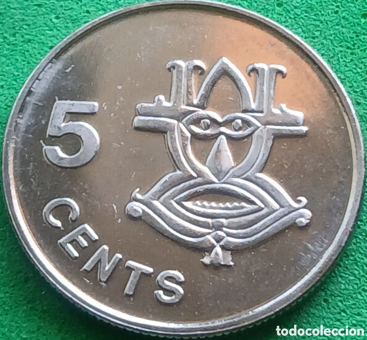 Monedas antiguas de Ocean&iacute;a: Islas Salom&oacute;n 5 cents 2005 km#26a
