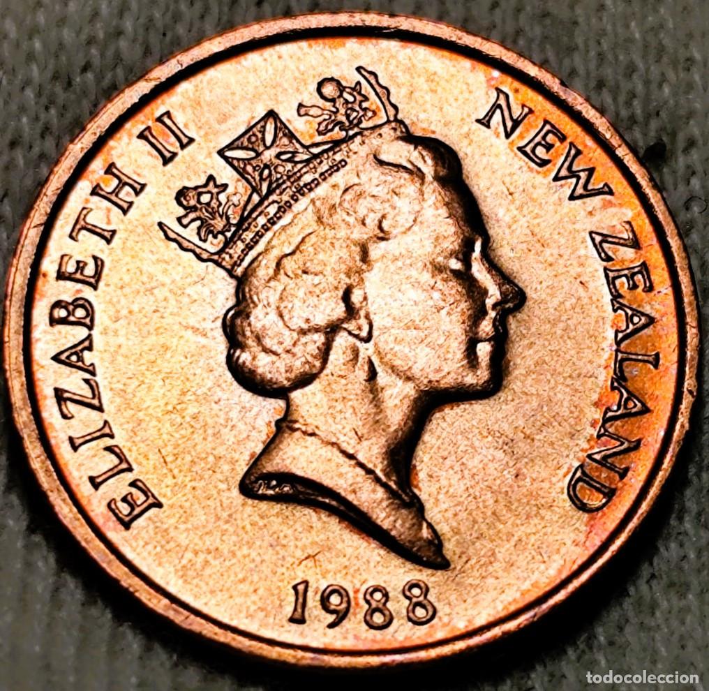 Monnaies anciennes d'Oc&eacute;anie: Nueva Zelanda 1 Centavo 1988 Sin Circular (SC) Lote 2098
