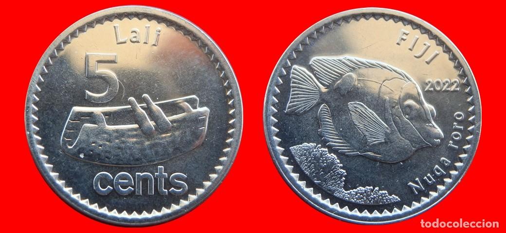 Monedas antiguas de Ocean&iacute;a: 5 CENTAVOS 2022 ISLAS FIJI FIYI-144721
