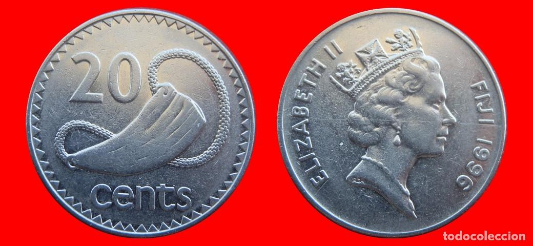 Monedas antiguas de Ocean&iacute;a: 20 CENTAVOS 1996 ISLAS FIJI FIYI-144724