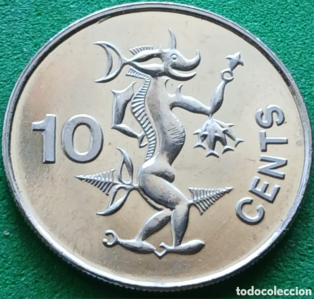 Monedas antiguas de Ocean&iacute;a: Islas Salom&oacute;n 10 cents 2005 km#27a