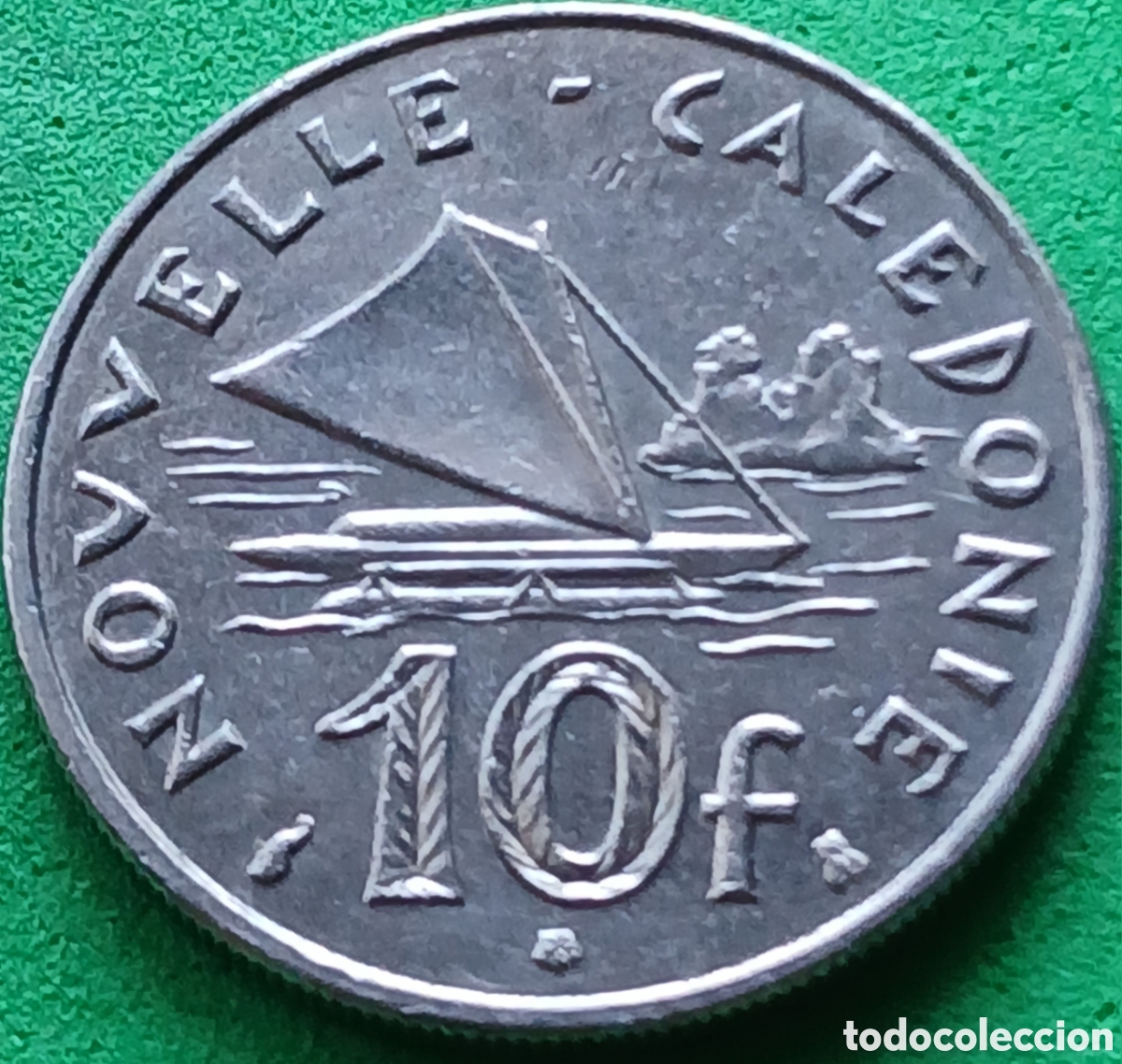Monedas antiguas de Ocean&iacute;a: Nueva Caledonia 10 francos 2000 km#11 ESCASA!