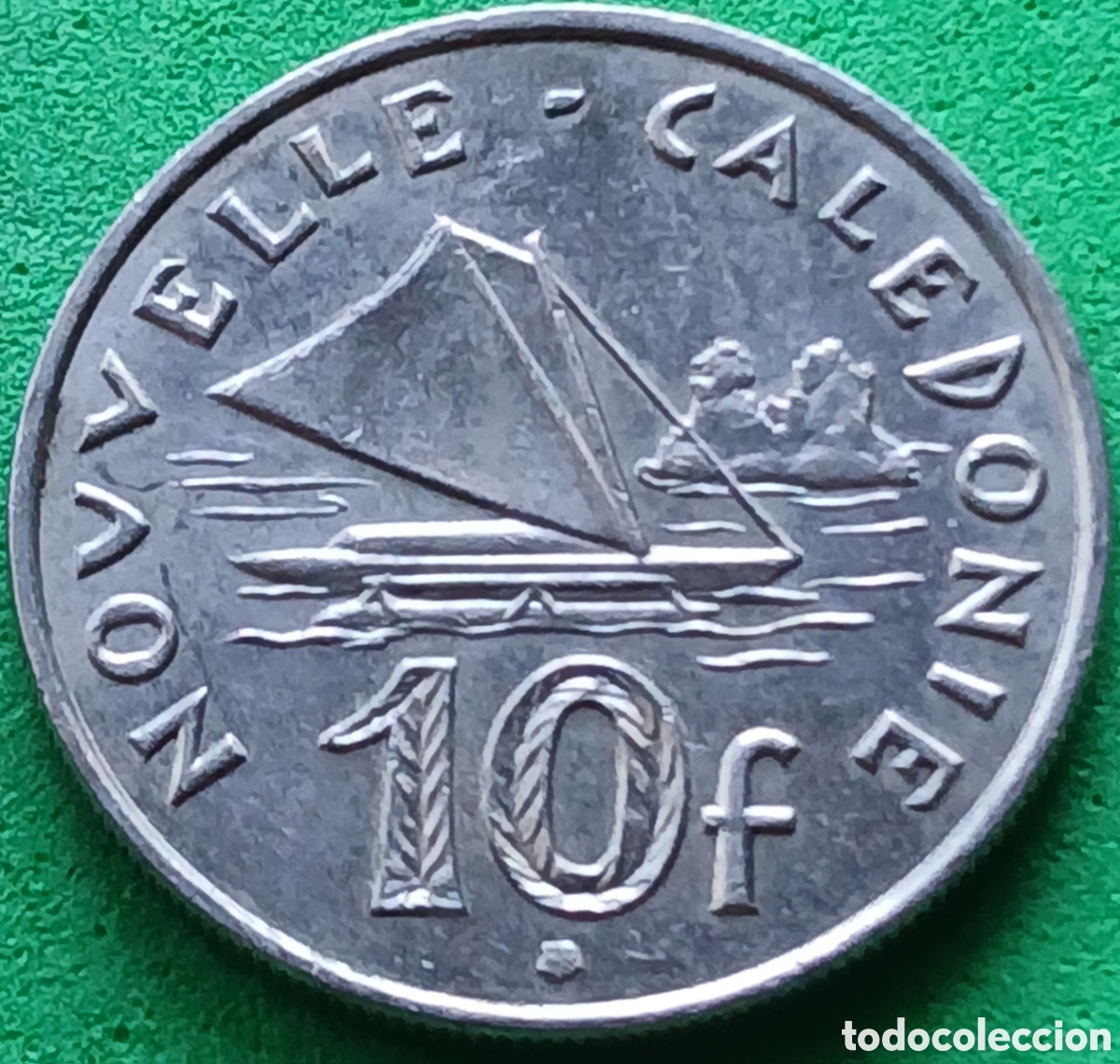 Monedas antiguas de Ocean&iacute;a: Nueva Caledonia 10 francos 2012 km#11a poco com&uacute;n