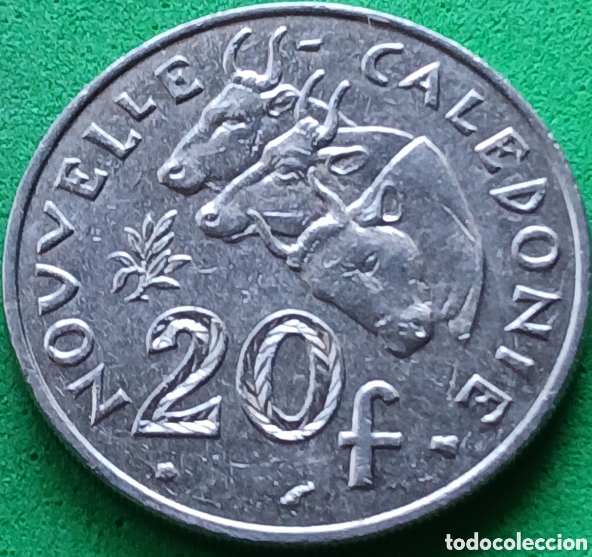 Monedas antiguas de Ocean&iacute;a: Nueva Caledonia 20 francos 2000 km#12 ESCASA!