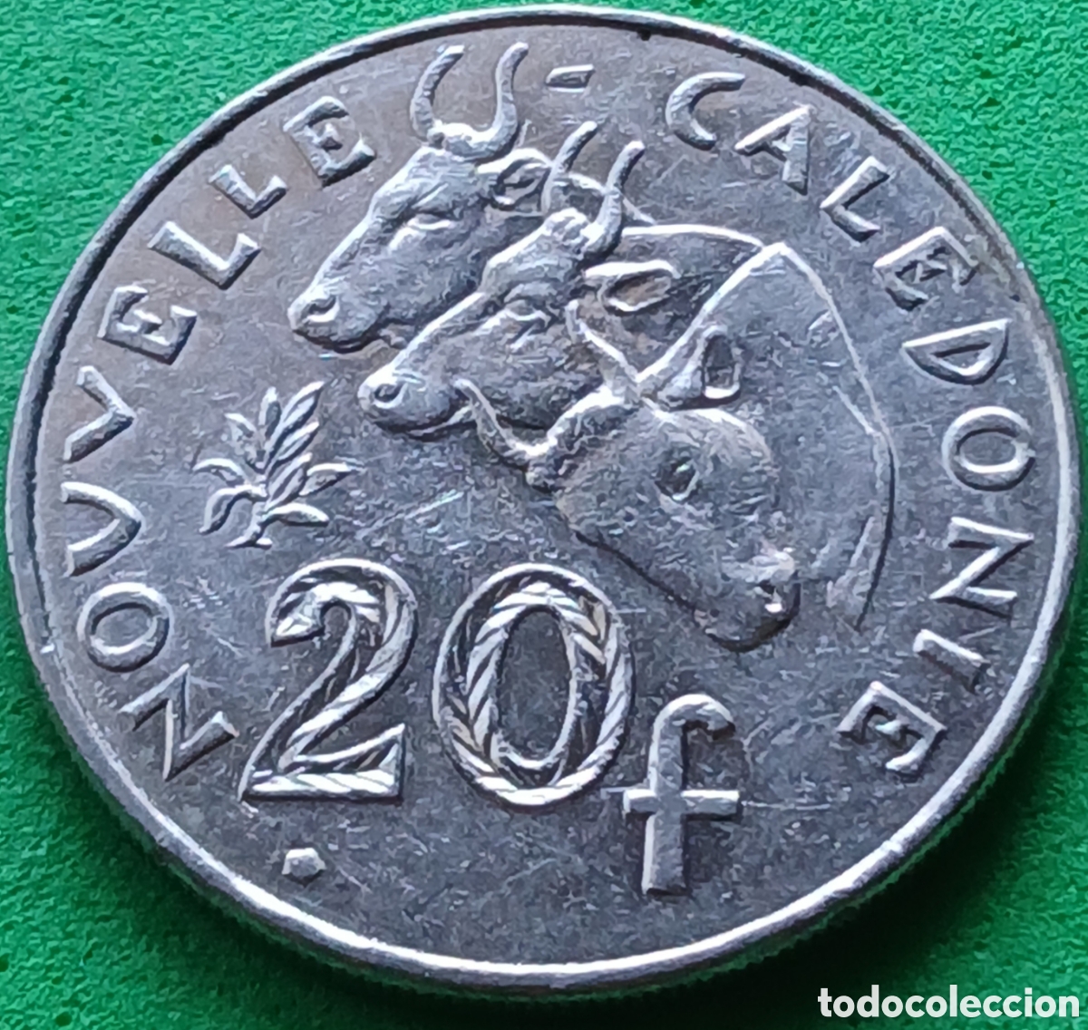 Monedas antiguas de Ocean&iacute;a: Nueva Caledonia 20 francos 2003 km#12 ESCASA