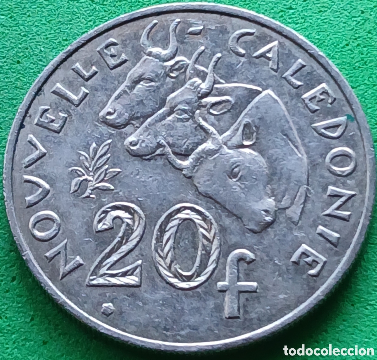 Monedas antiguas de Ocean&iacute;a: Nueva Caledonia 20 francos 2007 km#12a ESCASA