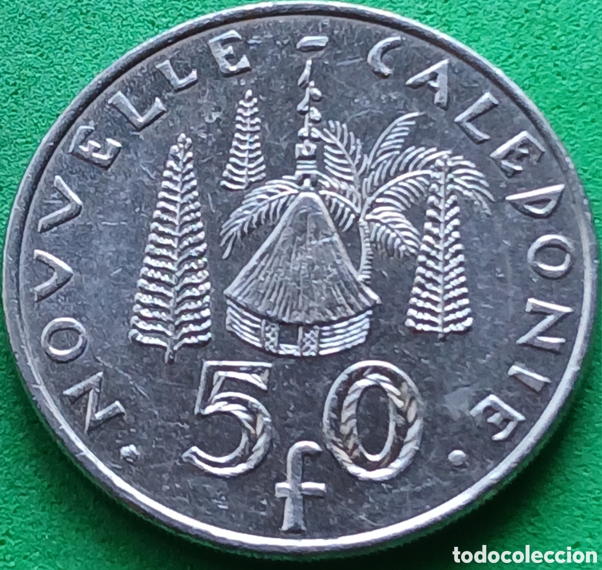 Monedas antiguas de Ocean&iacute;a: Nueva Caledonia 50 francos 2006 km#13 RARA (R) !