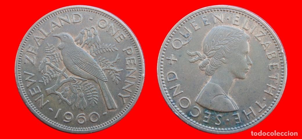 Monedas antiguas de Ocean&iacute;a: 1 PENIQUE PENNY 1960 NUEVA ZELANDA-144880