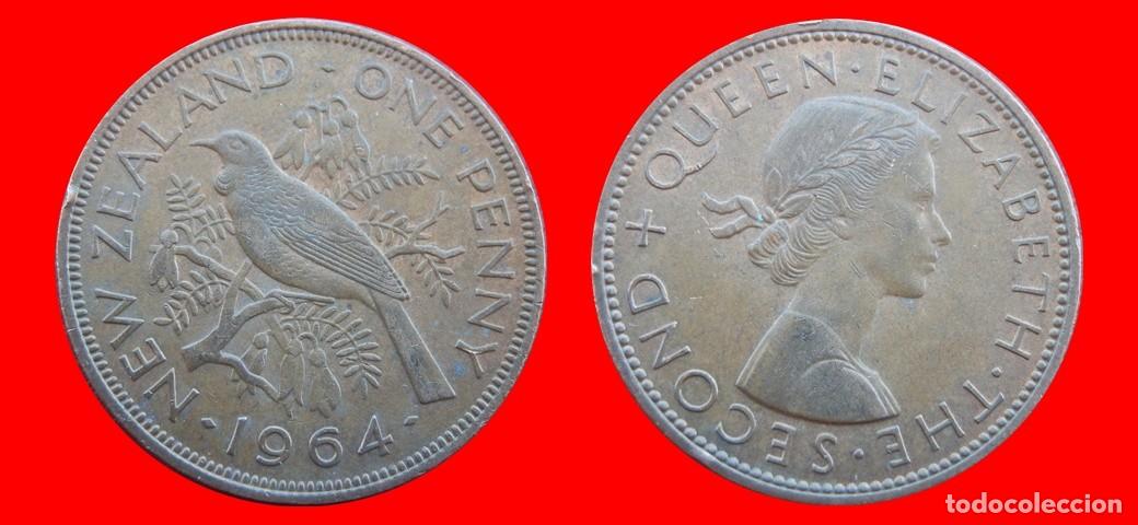 Monedas antiguas de Ocean&iacute;a: 1 PENIQUE PENNY 1964 NUEVA ZELANDA-144883