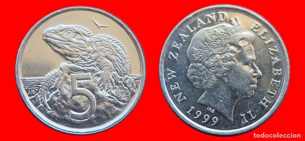 Monedas antiguas de Ocean&iacute;a: 5 CENTAVOS CENTS CENTIMOS 1999 NUEVA ZELANDA-144887