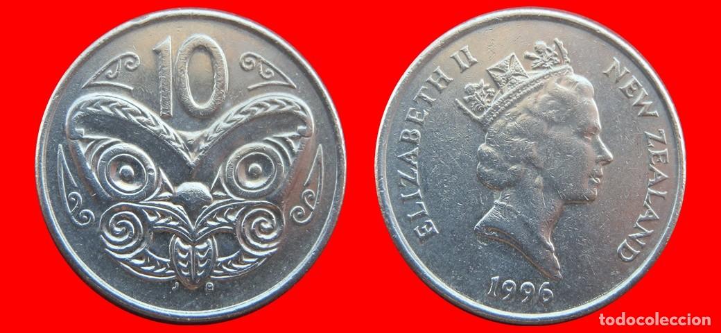 Monedas antiguas de Ocean&iacute;a: 10 CENTAVOS CENTS CENTIMOS 1996 NUEVA ZELANDA-144892