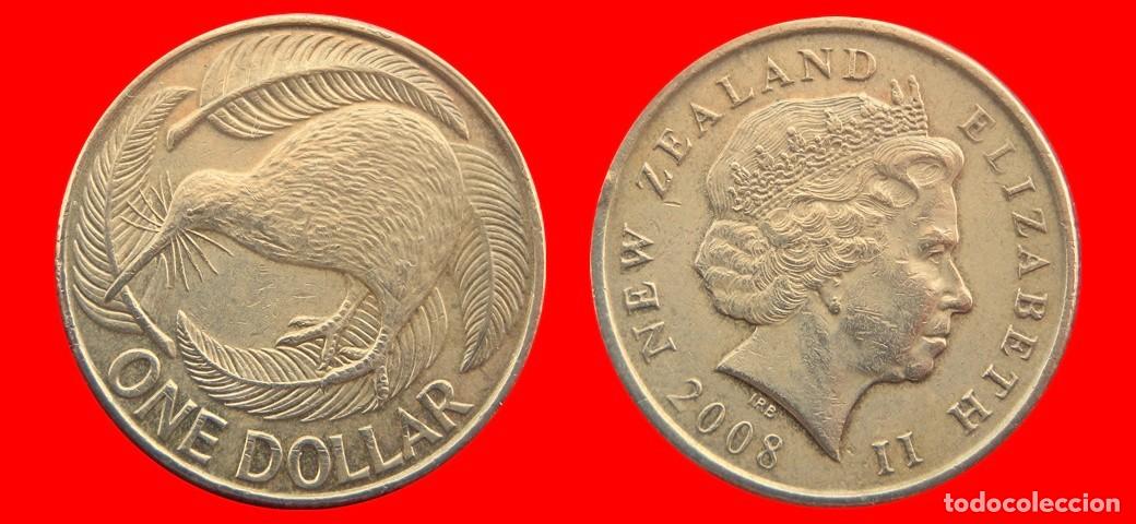 Monedas antiguas de Ocean&iacute;a: 1 DOLAR 2008 NUEVA ZELANDA-144902