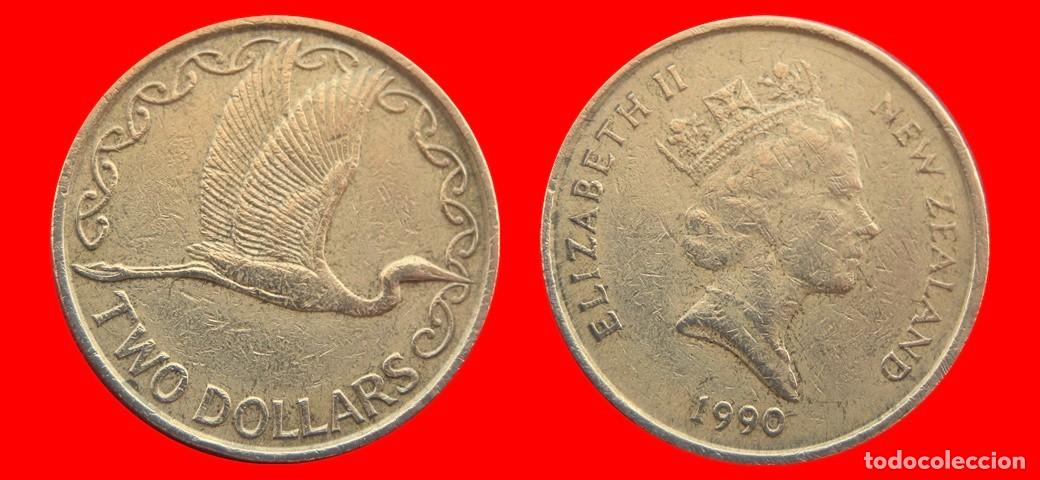 Monedas antiguas de Ocean&iacute;a: 2 DOLARES 1990 NUEVA ZELANDA-144903