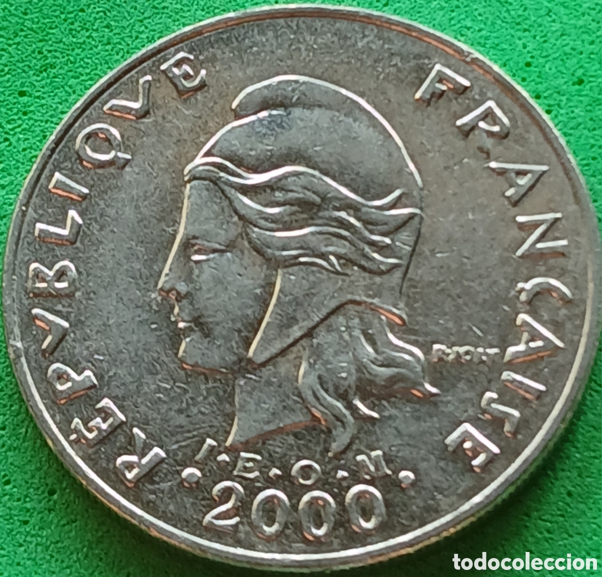 Monedas antiguas de Ocean&iacute;a: Nueva Caledonia 20 francos 2000 km#12 ESCASA!!