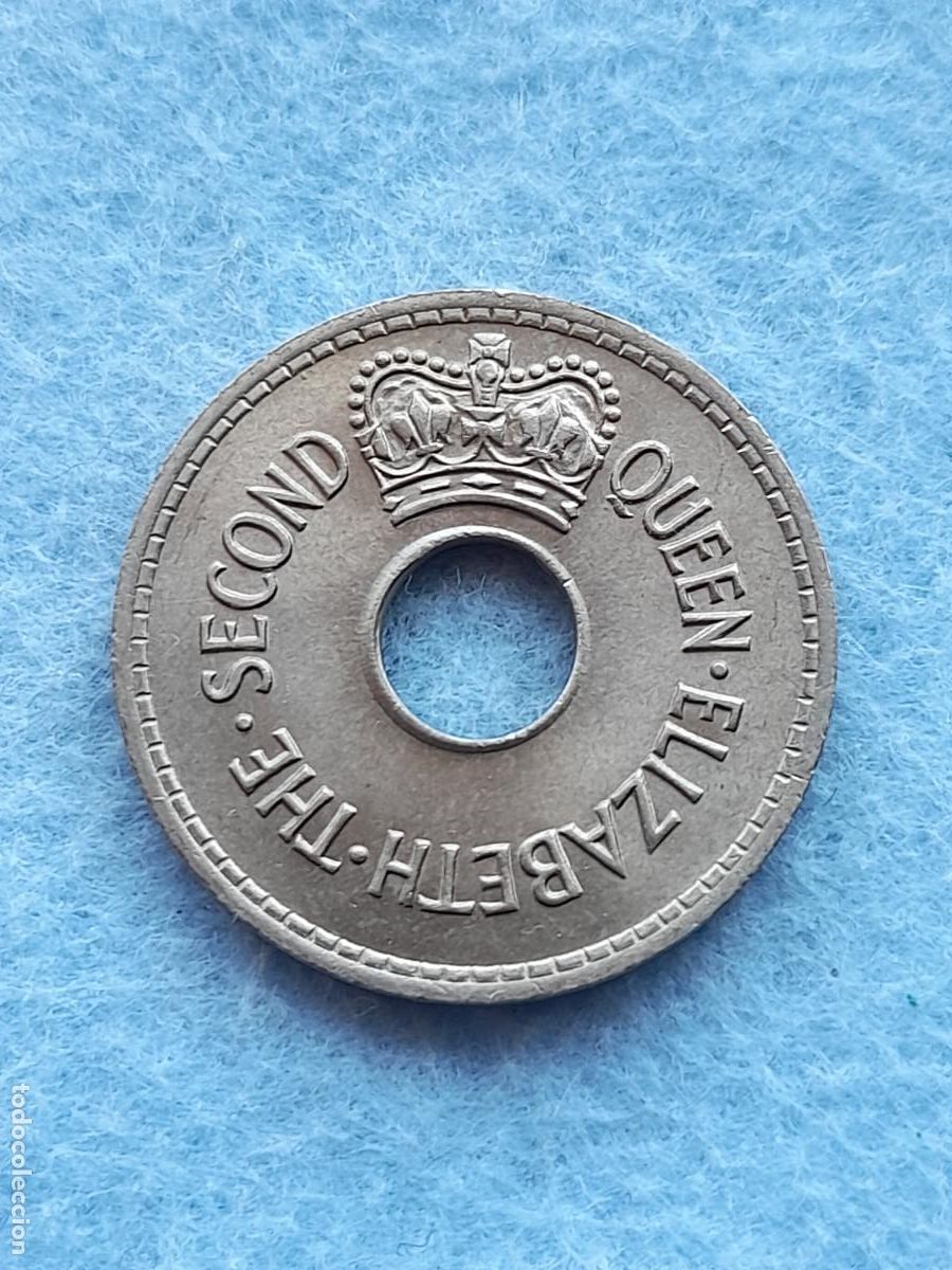 Monnaies anciennes d'Oc&eacute;anie: Islas Fiji. 1 Penique. A&ntilde;o 1966. Sin Circular.