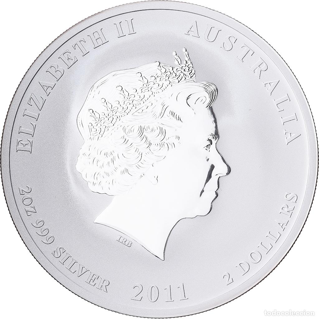 Monedas antiguas de Ocean&iacute;a: [#1529236] Australia, 2 Dollars, Year of the Rabbit, 2011, 2 Oz, Plata, FDC