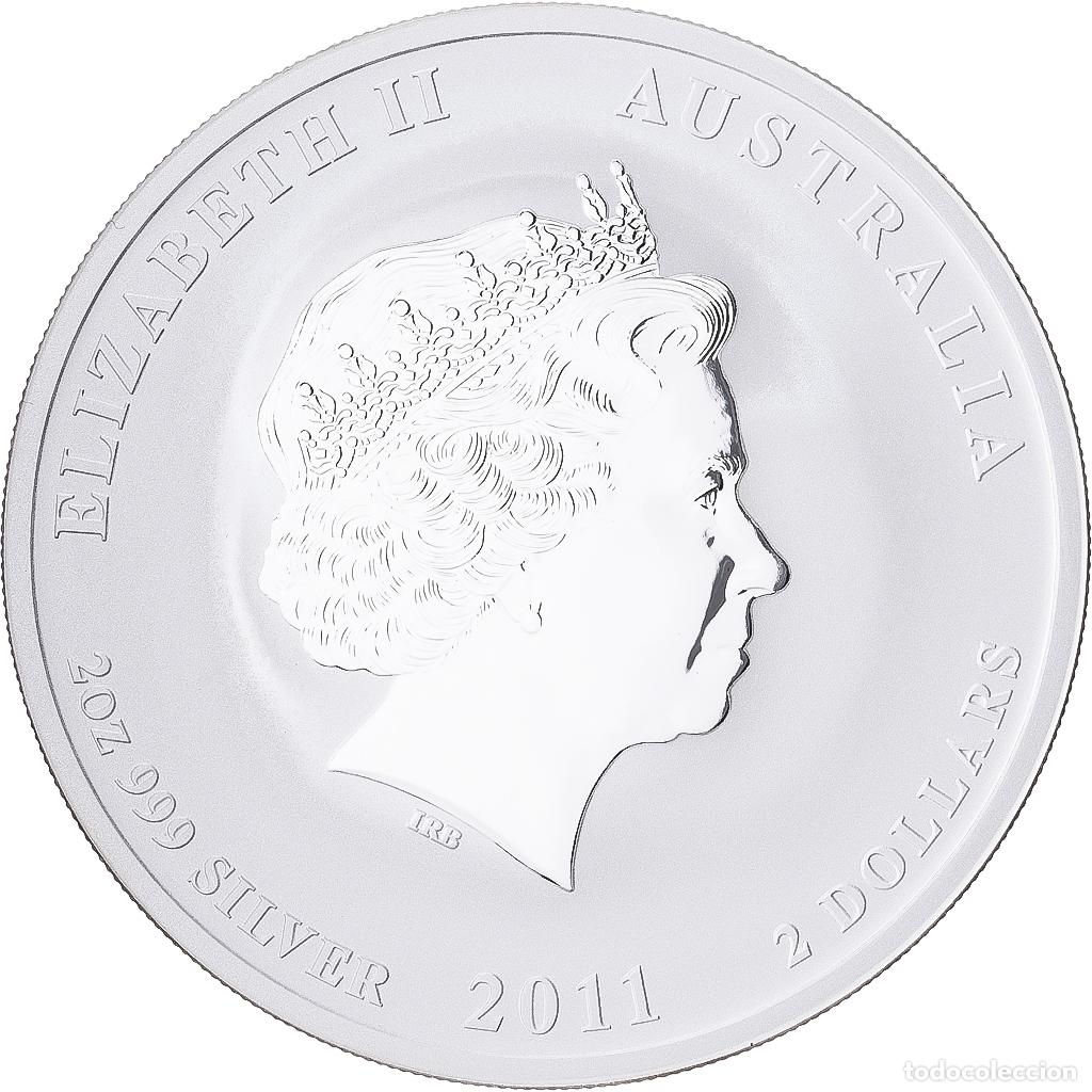 Monedas antiguas de Ocean&iacute;a: [#1529237] Australia, 2 Dollars, Year of the Rabbit, 2011, 2 Oz, Plata, FDC