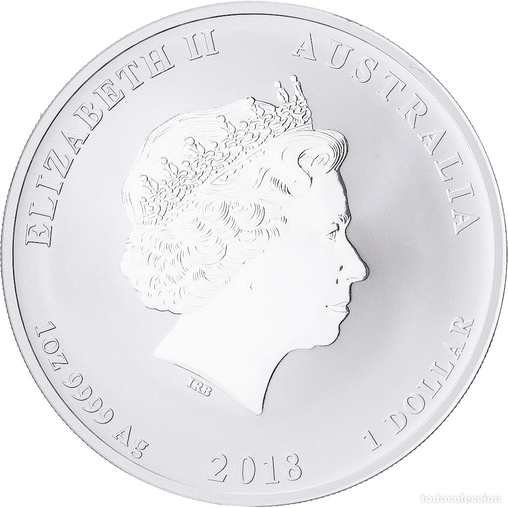 Alte M&uuml;nzen aus Ozeanien: [#1529238] Australia, Dollar, Year of the Dog, 2018, 1 Oz, Plata, FDC