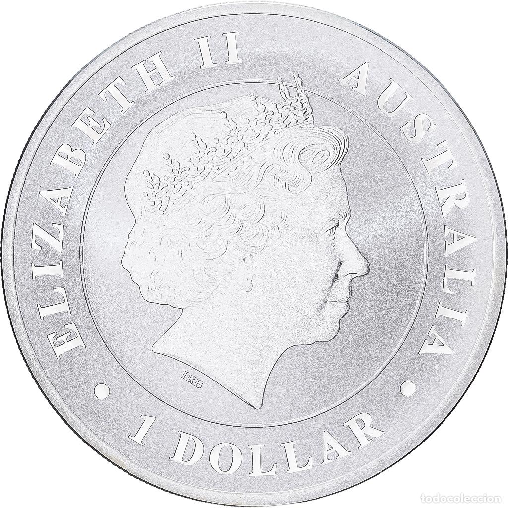 Monedas antiguas de Ocean&iacute;a: [#1529249] Australia, Dollar, Australian Crocodile, 2014, 1 Oz, Plata, FDC