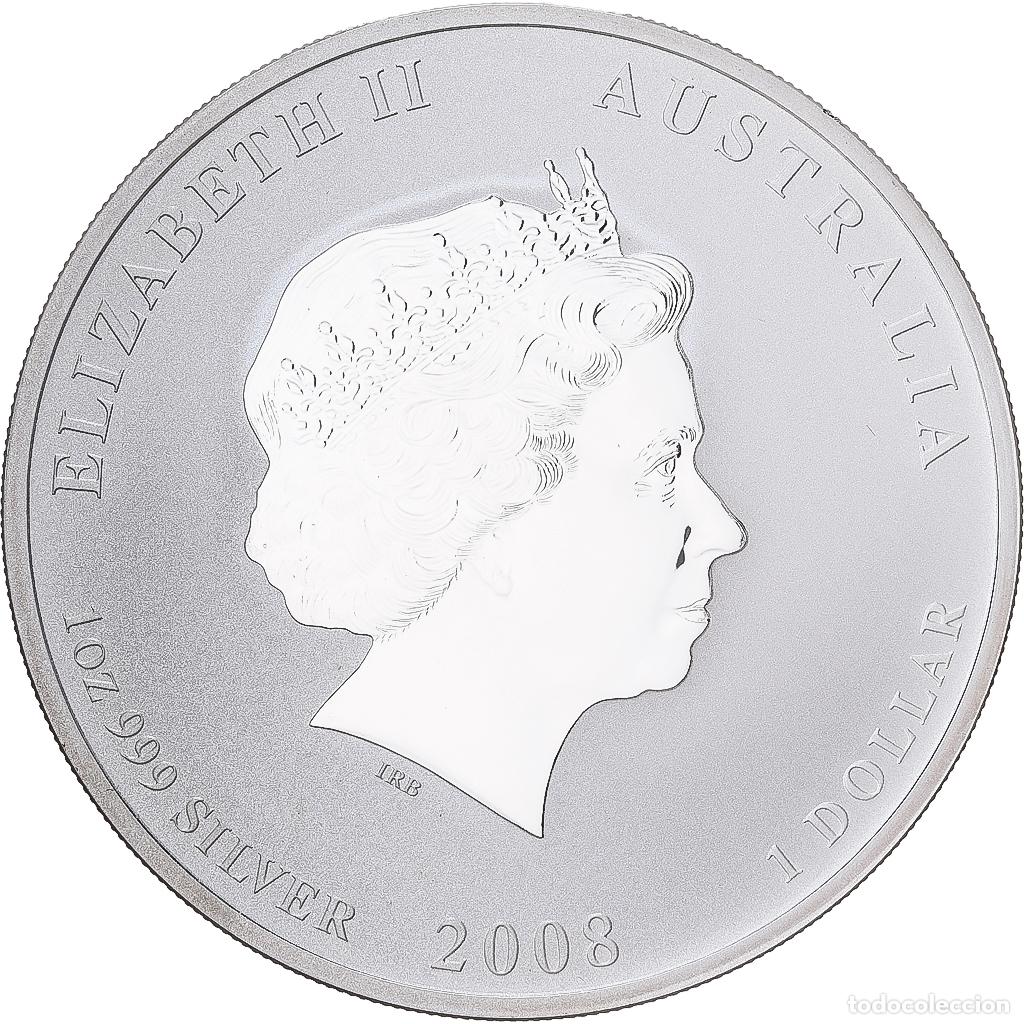 Monedas antiguas de Ocean&iacute;a: [#1529248] Australia, Dollar, Year of the Mouse, 2008, 1 Oz, Plata, FDC