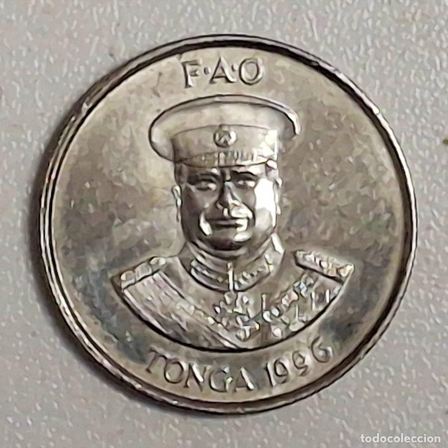 Monedas antiguas de Ocean&iacute;a: Tonga, 10 Senti 1996