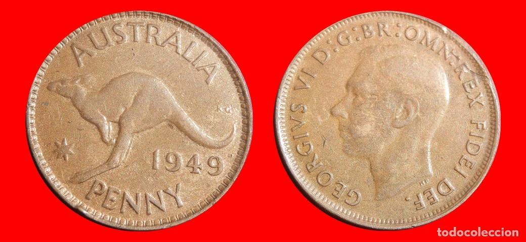 Monedas antiguas de Ocean&iacute;a: 1 PENIQUE PENNY 1949 AUSTRALIA-150296